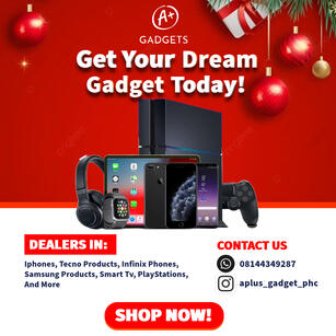 SOCIAL MEDIA DESIGN FOR A PLUS GADGETS